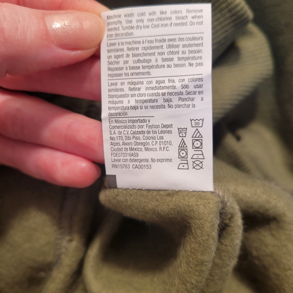 NWT Champion Men's Powerblend Fleece Hoodie Cargo Olive XL - Picture 11 of 11